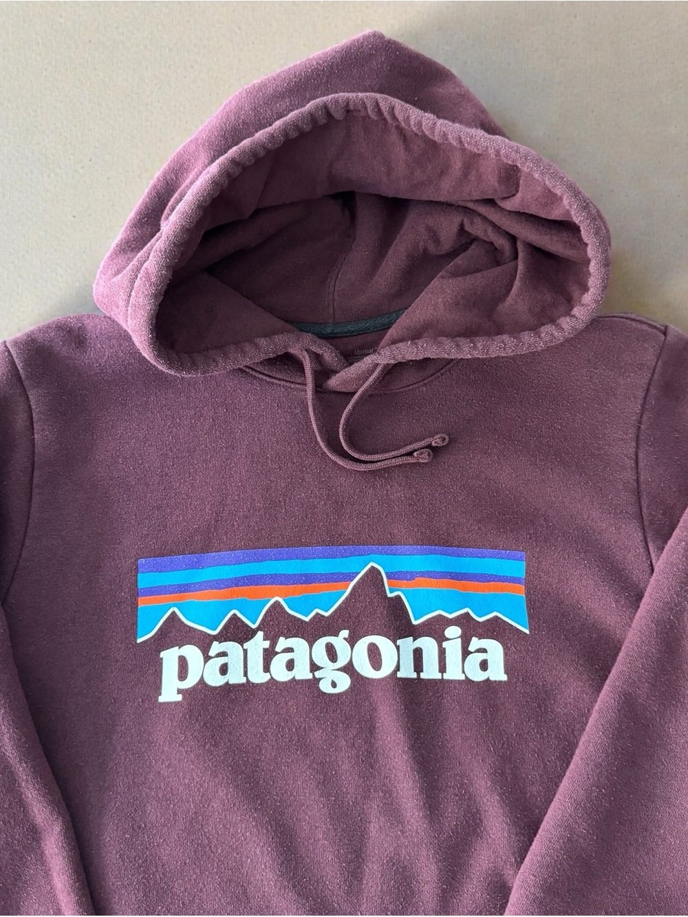 Patagonia Men's Small Uprisal Fair Trade Plum Burgundy Hoody / Hoodie Pullover